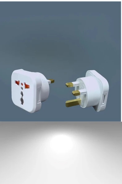 harry Usb Şarjlı Seyahat Adaptörü Amerika Ingiltere Avustralya Çin Arabistan Umre Fiş Priz Dönüştürücü ürün görseli