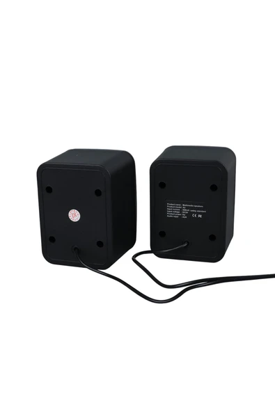 Rabelix Online Marketing 1+1 USB Mini Hoparlör Speaker 4 Ohm Bilgisayar Tablet Pc Notebook Uyumlu - Resim 3