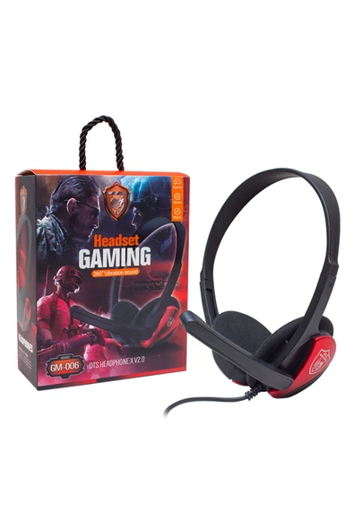 harry Aux Girişli Mikrofonlu Kulak Üstü Oyuncu Kulaklığı-Gaming Kulaklık 115 Dp - Resim 3