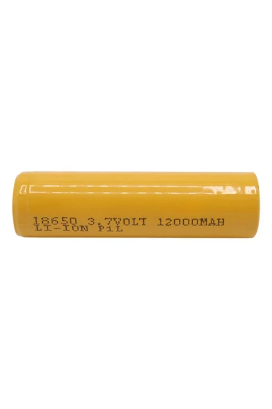 harry 2 Adet 3.7 Volt 12000 Mah 18650 Başlıklı Pil Şarj Edilebilir PİL Li-ion (Lityum İyon) FENER PİLİ - 5