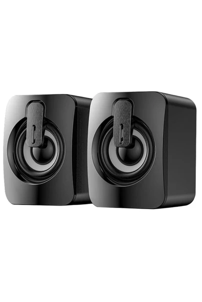 Rabelix Online Marketing 1+1 USB Mini Hoparlör Speaker 4 Ohm Bilgisayar Tablet Pc Notebook Uyumlu - Resim 2