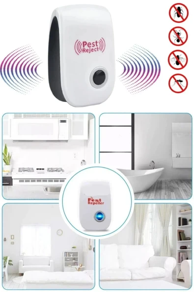 Rabelix Online Marketing Ultrasonik Fare Haşere Ve Böcek Kovucu Cihaz Elektirikli Sinek Sivrisinek Kovucu - Resim 3