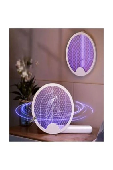 Rabelix Online Marketing Katlanır USB Şarjlı Uv Işıklı Elektrikli Sivrisinek Öldürücü Raket Sinek Öldürücü - Resim 4