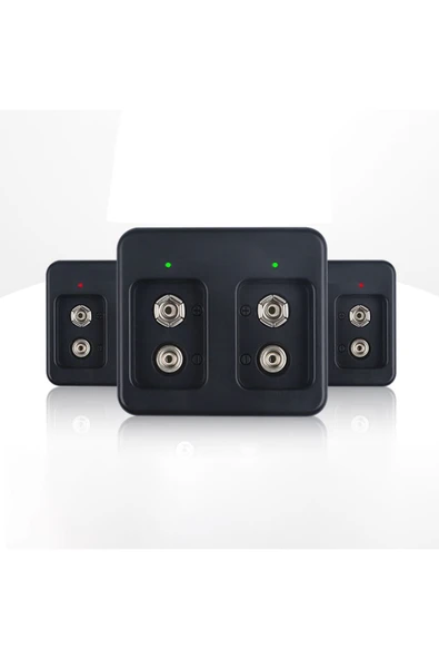 harry 2'Lİ 9 VOLT PİL ŞARJ CİHAZI ürün görseli