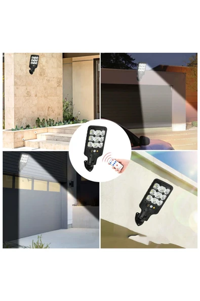 Rabelix Online Marketing 63 Smd Ledli Güneş Enerjili Cob Ledli Hareket Sensörlü Sokak Lambası LED Bahçe Aydınlatması - Resim 3