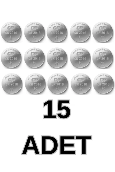 harry 15 Adet Cr2016 Lityum Pil (quartz Saat,uzaktan Kumanda,alarm Kumandası,kapı Kumandası,araç Kumandası ürün görseli