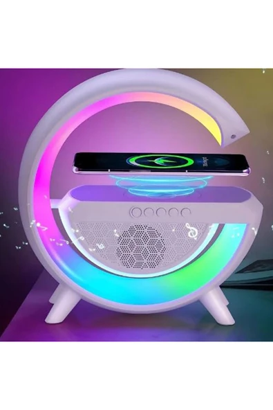 harry Kablosuz Şarj,Bluetooth Hoparlör,Akıllı Gece Lambası Speaker Rgb Masa Lambası Yatak Odası Dekor 7in1 ürün görseli