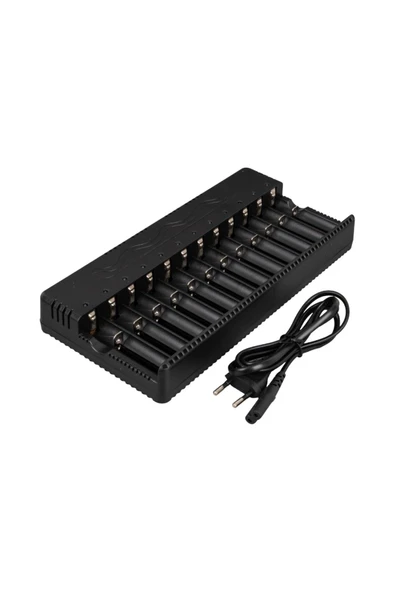 harry 4.2 Volt 12'Li Pil Şarj Cihazı Led Işıklı 6400 Mah-10 Farklı Pil Modeli İle Uyumlu Otomatik Kapanma ürün görseli