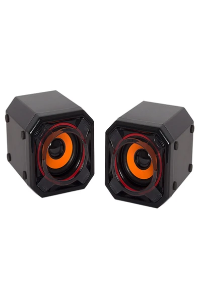 harry 1+1 Usb Mini Hoparlör-(3 OHM) 70Dp Tak Çalıştır Bilgisayar Hoparlörü-Pc-Tablet-Telefon-Tv Uyumlu ürün görseli