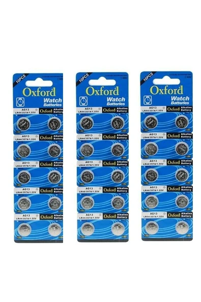 harry 30 Adet Ag13 Lr44 A76 Sr44 357 V13ga Düğme Para Pil (terazi-saat-oyuncak-lazer Pili) Oxford 2026 ürün görseli