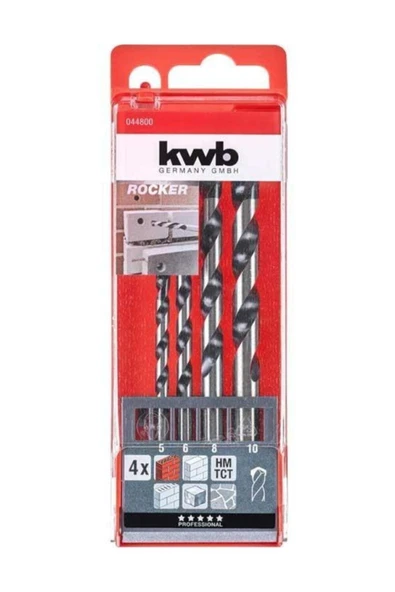 Kwb 044800 Beton Matkap Uç Seti 4 Parça 5-10 Mm - 4