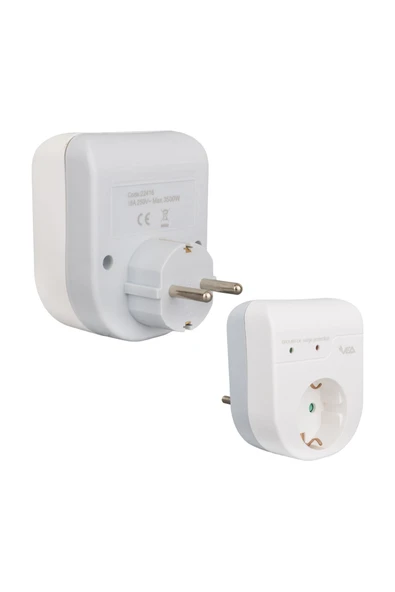 harry 3500 Watt 16 Amper Akım Korumalı Led Göstergeli Çocuk Korumalı Tekli Priz - Resim 2