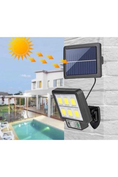 harry Güneş enerjili Solar Panelli Şarjlı Aydınlatma 3 Modlu Bağ Bahçe Kamp Karavan solar aydınlatma - 4