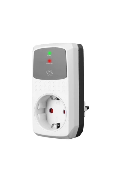 harry Digital Göstergeli Tekli Priz Yüksek Gerilim,Akım ve Çocuk Korumalı Priz Aşırı Akım Koruması -4000w - Resim 3