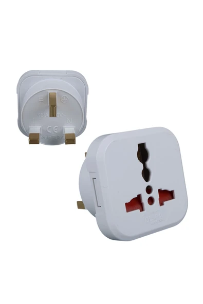 harry Usb Şarjlı Seyahat Adaptörü Amerika Ingiltere Avustralya Çin Arabistan Umre Fiş Priz Dönüştürücü - Resim 6