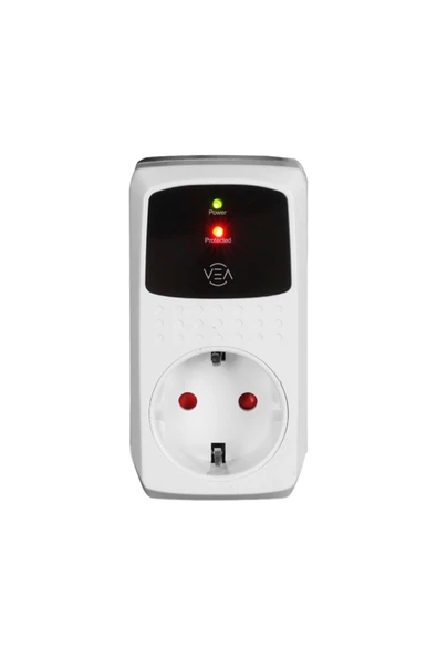 harry Digital Göstergeli Tekli Priz Yüksek Gerilim,Akım ve Çocuk Korumalı Priz Aşırı Akım Koruması -4000w - Resim 2