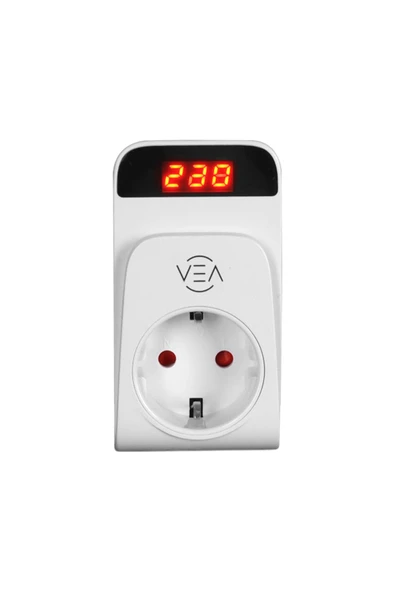 harry Digital Göstergeli Tekli Priz Yüksek Gerilim,Akım ve Çocuk Korumalı Priz Aşırı Akım Koruması -3520w - Resim 3