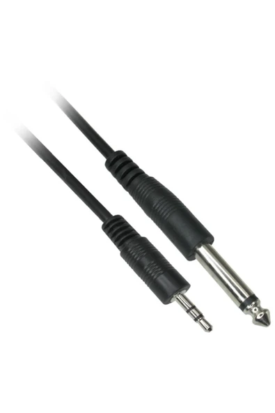 harry 3 Metre Bilgisayar Amfi Ses Ara Kablosu-3.5 mm Stereo 6.5 mm Aux Ses Kablosu 3Mt - 2