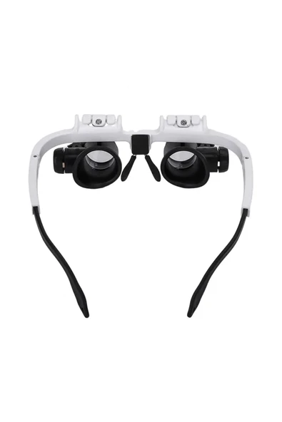 Rabelix Online Marketing Pilli Ayarlanabilir 2 Led Işıklı Büyüteçli Gözlük 8x, 15x, 23x - Resim 4