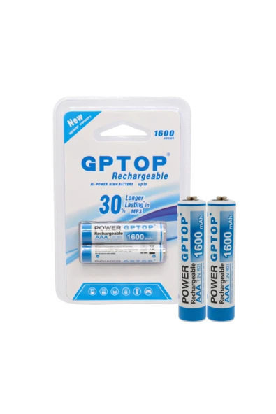 harry 4 Adet 1600 Mah Ni Mh Aaa Şarj Edilebilir 1.2 Volt Standart Ince Kalem Pili (ŞARJLI KUMANDA PİLİ) - 4