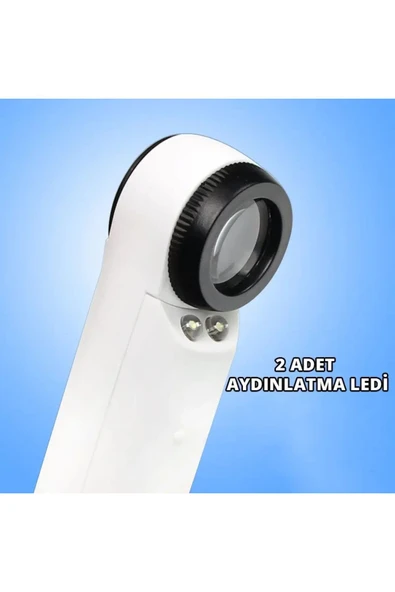 harry 41x - 3xAAA Pil ile Çalışan 21mm Lens Ledli Büyüteç Masa üstü Ofis Büyüteç ürün görseli