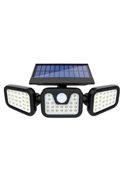 Rabelix Online Marketing Solar Güneş Enerjili 74 Ledli Hareket Sensörlü 3 Modlu Bahçe Balkon Aydınlatma Sokak Lambası - Resim 6