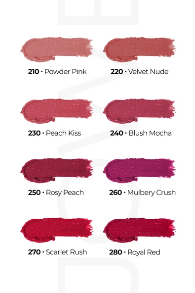 Professional Yoğun Renk Ve Nemlendirme Sağlayan Peptide İçerikli Ruj Blush Mocha - Resim 4