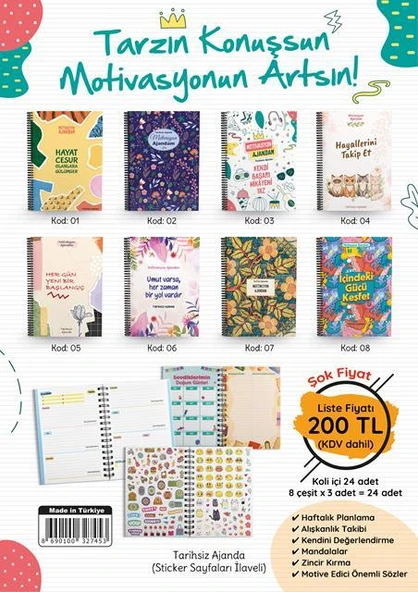 Motivasyon Ajandam ürün görseli 1