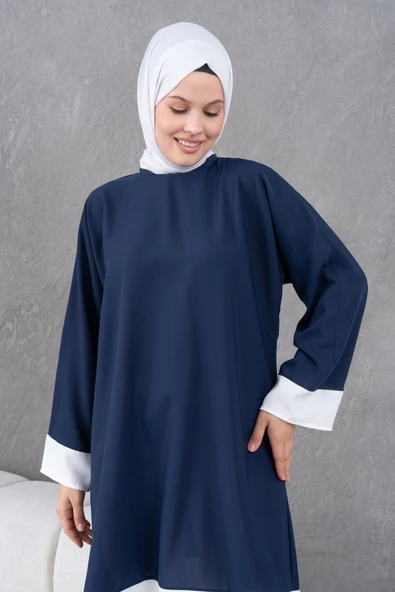 garnili diz boyu sala tunik - Resim 8