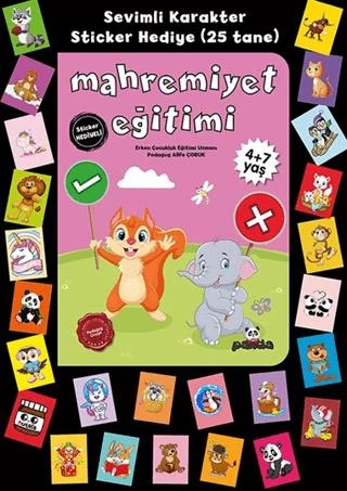 Mahremiyet Eğitimi Stickerlı 4+7 Yaş ürün görseli 1