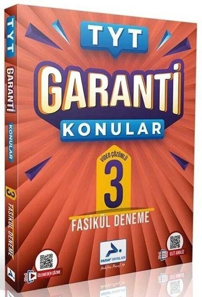 Tyt Garanti Konular 3 Fasikül Deneme ürün görseli 1