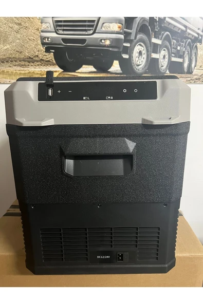 tecnopoint 50lt Çift Bölmeli 220 Volt Adaptör Hediyeli Çift Beyin Yeni Nesil Araç Oto Buzdolabı - 6
