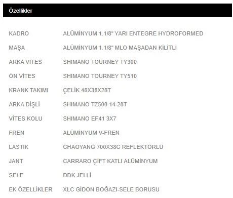 Carraro Sportive 220 28" Jant 21 Vites Erkek Şehir Bisikleti Mat Krom Kırmızı Siyah - Resim 3