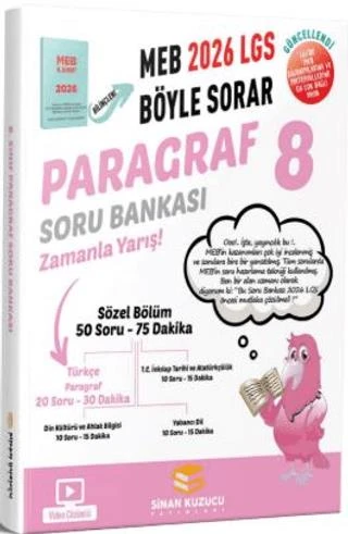 8. Sınıf Paragraf Soru Bankası ürün görseli 1