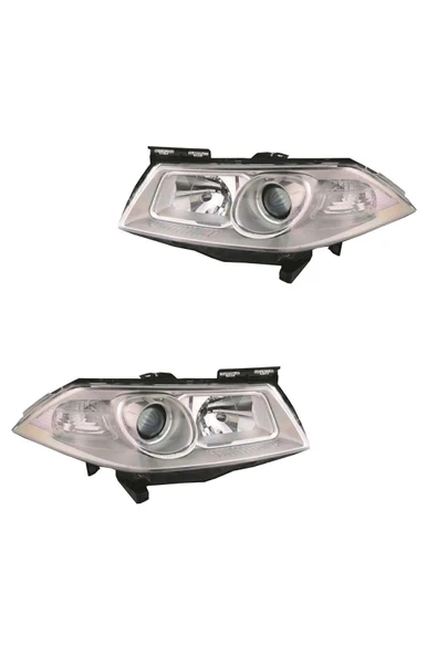AYFAR Renault Megane 2 Sağ-Sol Far Takım Mercekli Manuel H7 H1 2005-2011 - 1
