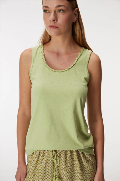 Anıl Kalın Askılı Şortlu Pijama Takım - Resim 3