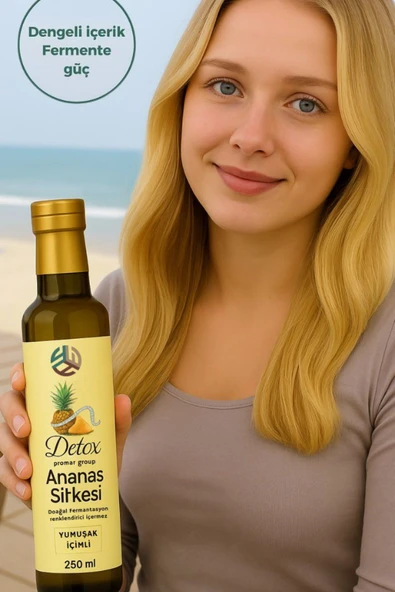 Promar DETOX ANANAS SİRKESİ 250 ML + KAYISI DETOX SİRKESİ 250 ML - Resim 7