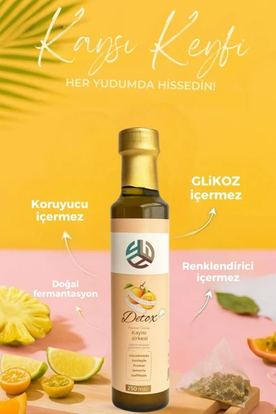Promar DETOX ANANAS SİRKESİ 250 ML + KAYISI DETOX SİRKESİ 250 ML - Resim 2