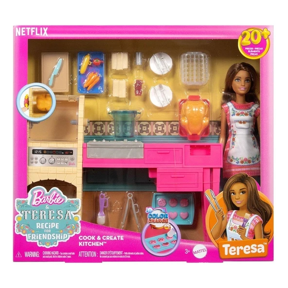 Barbie Teresa ve Mutfağı Oyun Seti