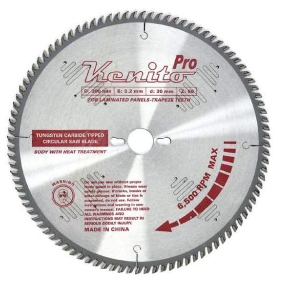 KENITO DAIRE TESTERE TRAPEZ 300X30X3.2X2.2 96 - 1