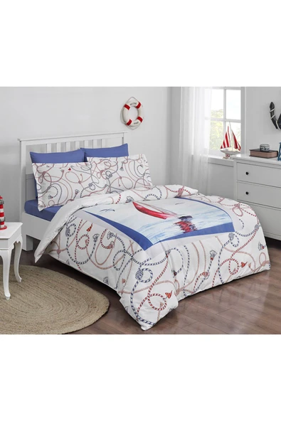 Özdilek Sailboat Tek Kişilik Nevresim Takımı - Resim 3