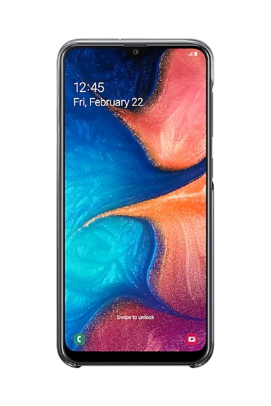 Samsung Galaxy A20 Siyah Koruyucu Kılıf ürün görseli
