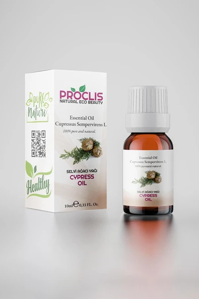 PROCLİS Selvi Ağacı Yağı, %100 Doğal Uçucu Yağ Cypress Oil 10 ml Sprey Başlıklı - 2