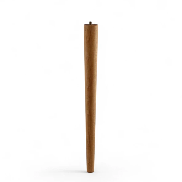 Modern Tasarım 50 cm Kahverengi Boyalı Ahşap Silindir Sehpa ve Masa Ayağı Ayakları Aksesuarları ürün görseli