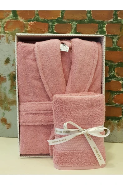 Özdilek Trendy Şalyaka Bornoz Baş Havlusu- Pembe - 1
