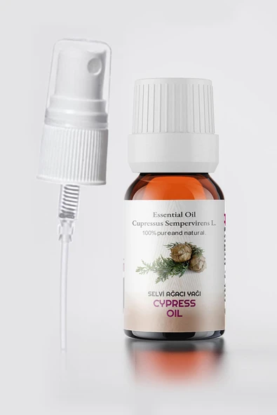 PROCLİS Selvi Ağacı Yağı, %100 Doğal Uçucu Yağ Cypress Oil 10 ml Sprey Başlıklı