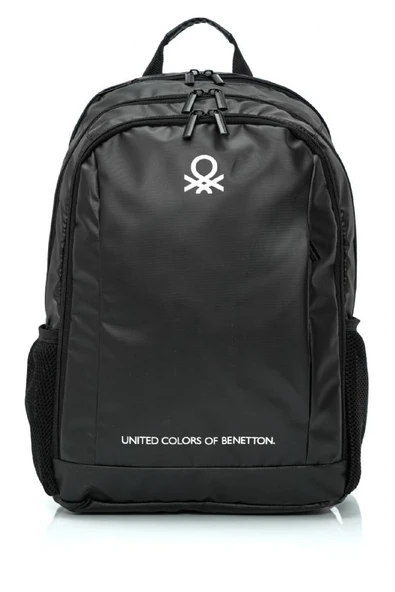 United Colors Of Benetton Unisex Okul, Günlük ve Seyahat Sırt Çantası - Siyah - 20842 - Resim 2