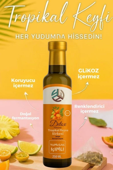 Promar 5Lİ LEZZET DOĞAL DETOX SİRKELERİ 250 ML X5 ADET - Resim 4