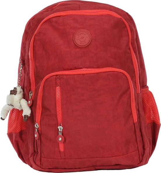 Pippa Yogi Dört Bölmeli Krinkıl Okul ve Günlük Sırt Çantası - Kız - Bordo - CNT8030-07 ürün görseli