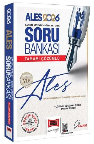 Ales Sayısal Sözel Yetenek Tamamı Çözümlü Soru Bankası 2026